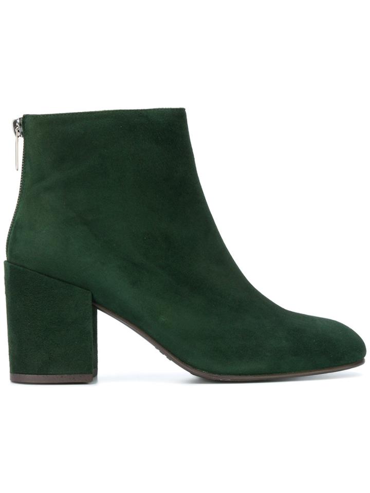 Stuart Weitzman Zipped Ankle Boots - Green