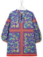 Philosophy Di Lorenzo Serafini Kids Teen Paisley Print Tunic Dress -