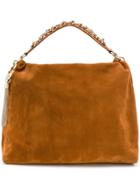 Jimmy Choo Large Callie Shoulder Bag - Brown