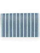 Dvf Diane Von Furstenberg Woven Stripe Clutch Bag - Blue