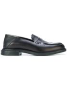 Fendi Stud-embellished Loafers - Black