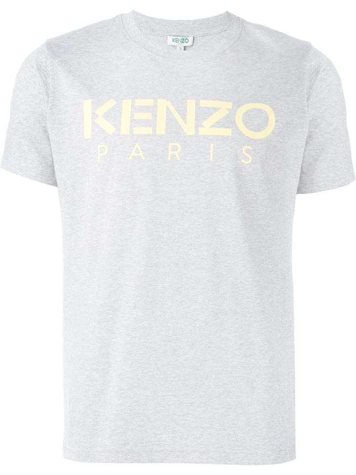 Kenzo Kenzo Paris T-shirt, Men's, Size: M, Grey, Cotton