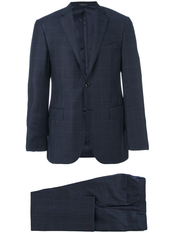 Corneliani Single Breasted Suit - Blue
