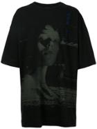 Juun.j Face Print Oversized T-shirt - Black