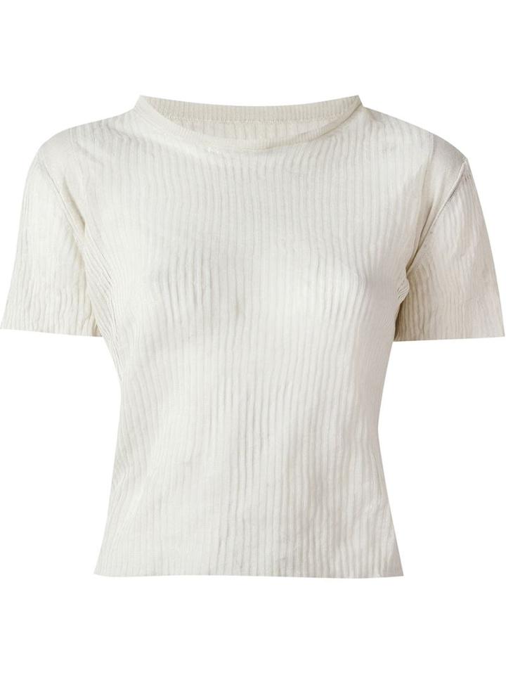 Maison Margiela Ribbed Knit T-shirt