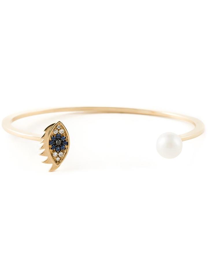 Delfina Delettrez 'eyes On Me Piercing' Bracelet - Metallic
