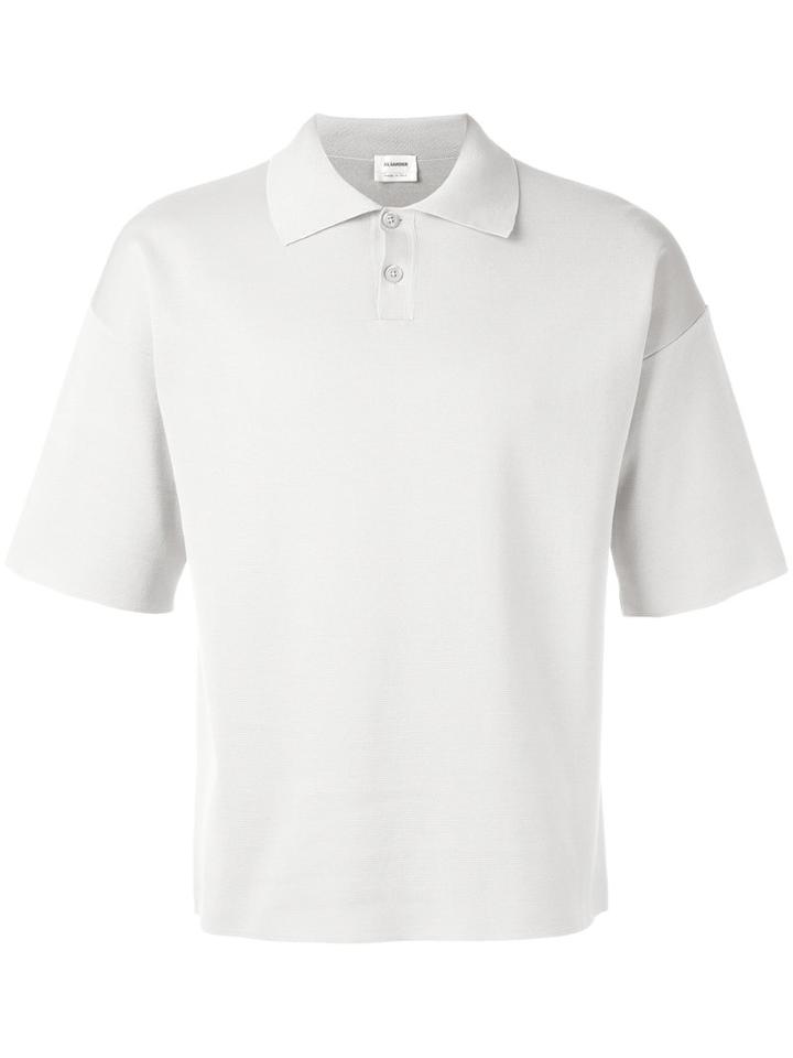 Jil Sander - 'punto Roma' Polo Shirt - Men - Cotton - 48, Nude/neutrals, Cotton