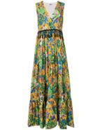 Msgm Tassel Trim Dress - Multicolour