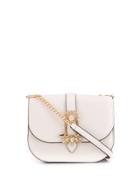 Michael Michael Kors Crystal Buckle Crossbody Bag - White