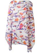Emilio Pucci Floral Print Shift Dress, Women's, Size: 42, Cotton
