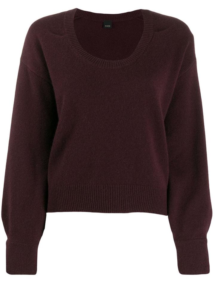 Pinko Relaxed Jumper - Red