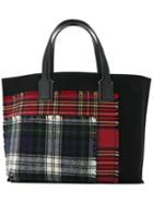 Loewe T Shopper Tartan Tote - Multicolour
