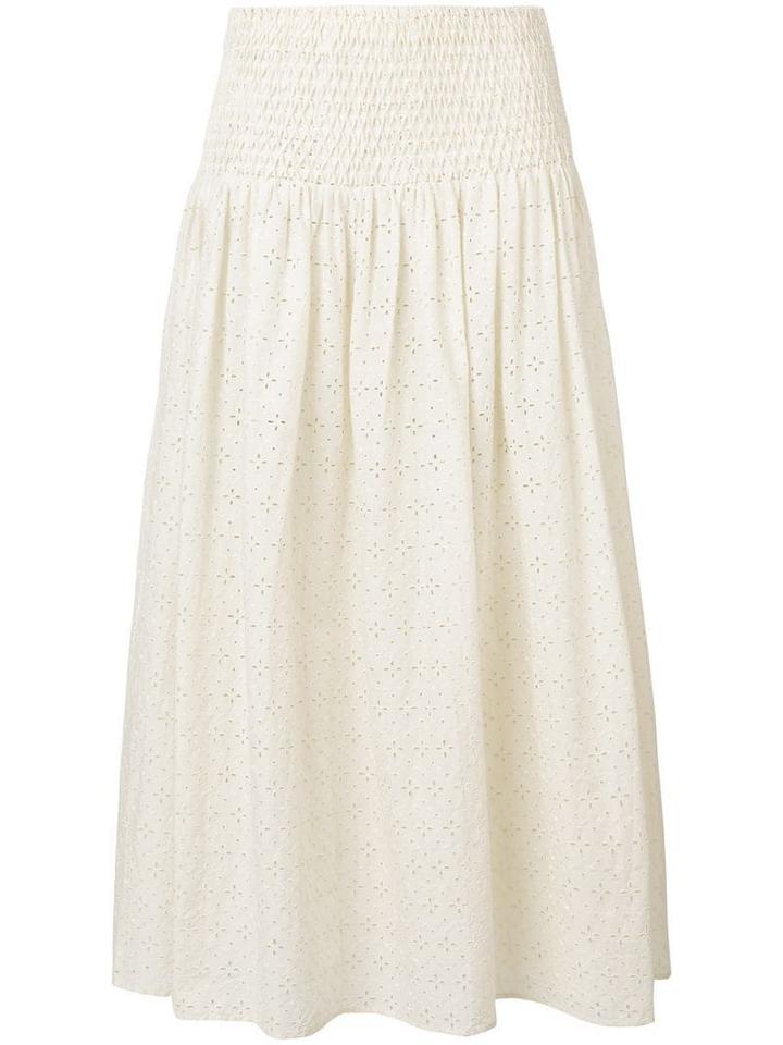 Marysia Abacos Broderie Anglaise Skirt - Neutrals