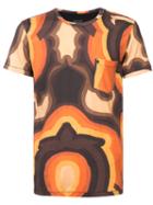 Osklen - Psychedelic Print T-shirt - Men - Cotton - P, Yellow/orange, Cotton