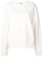 Mcq Alexander Mcqueen White Logo Sweater - Neutrals