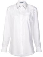 Prada Embellished Collar Shirt - White