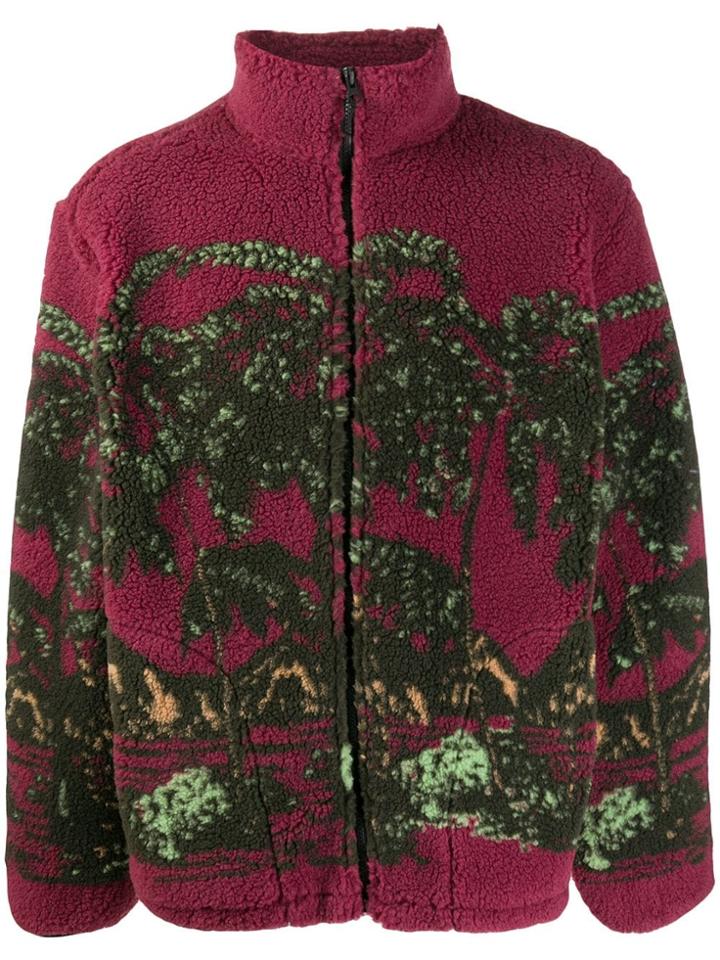Stussy Hawaiian Print Jacket - Red