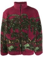 Stussy Hawaiian Print Jacket - Red