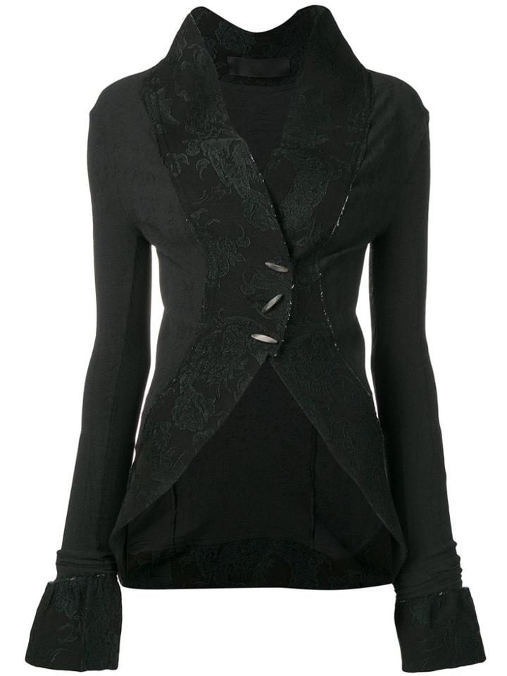 Marc Le Bihan Fitted Toggle Jacket - Black