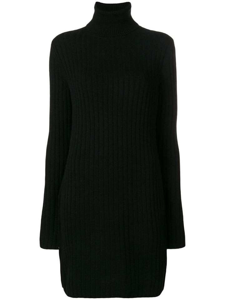 Joseph Long Turtle Neck Jumper - Black