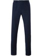Ermanno Scervino Tailored Trousers, Men's, Size: 46, Blue, Cotton/polyester/spandex/elastane/wool