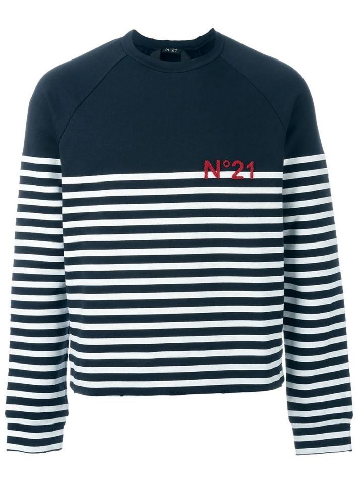 No21 Striped Sweatshirt