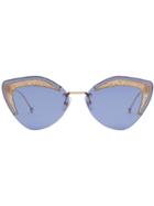 Fendi Eyewear Glass Sunglasses - Gold