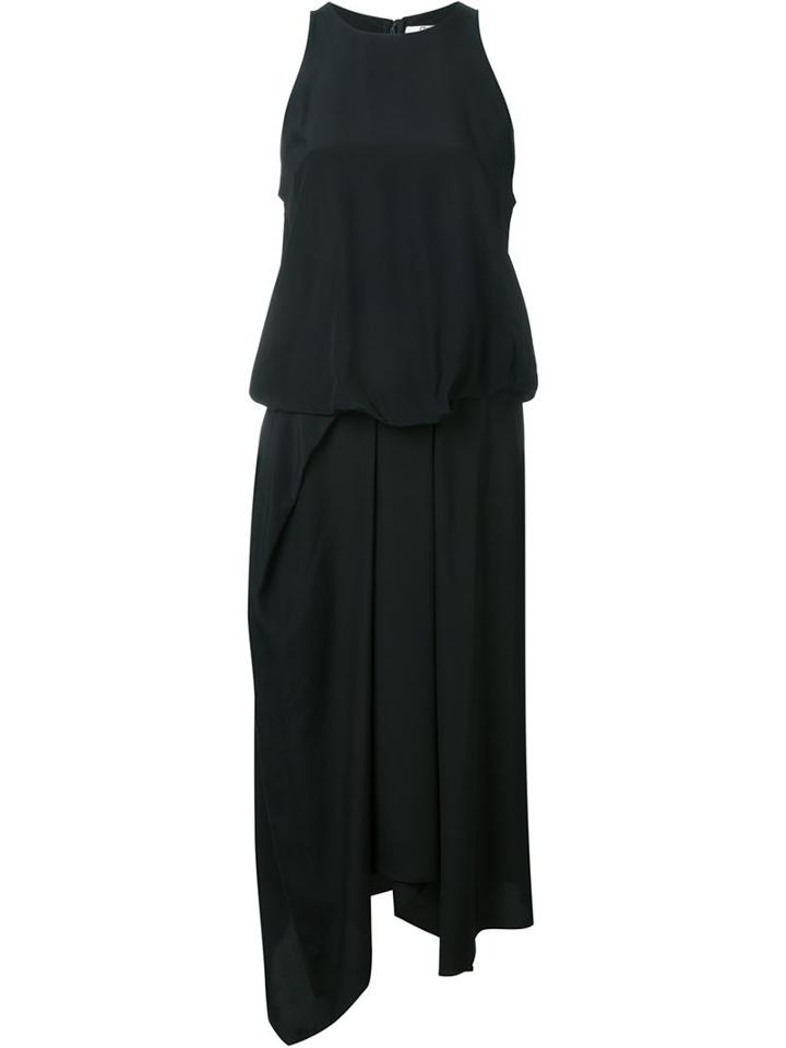 Chalayan Tuck Drape Dress