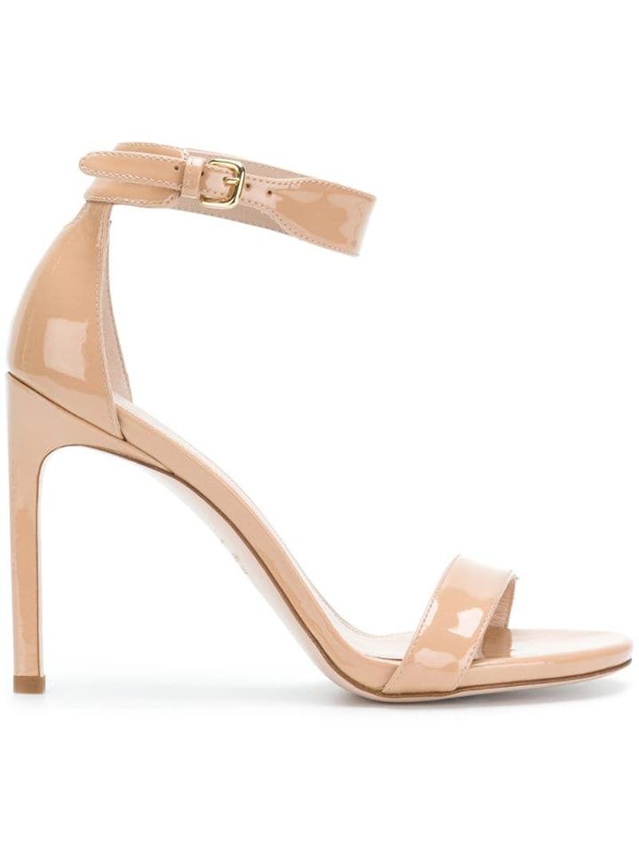 Stuart Weitzman Back Up Sandals - Neutrals