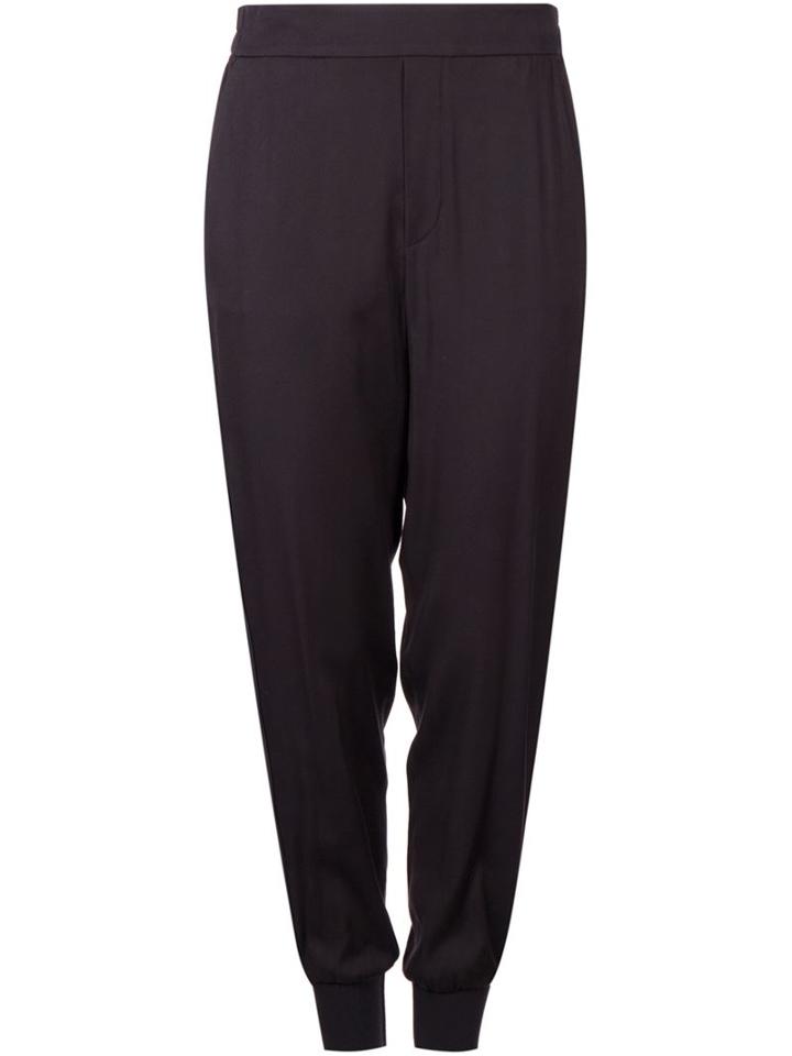 Astraet Tapered Trousers, Women's, Size: 1, Black, Polyester/polyurethane/cupro/nylon