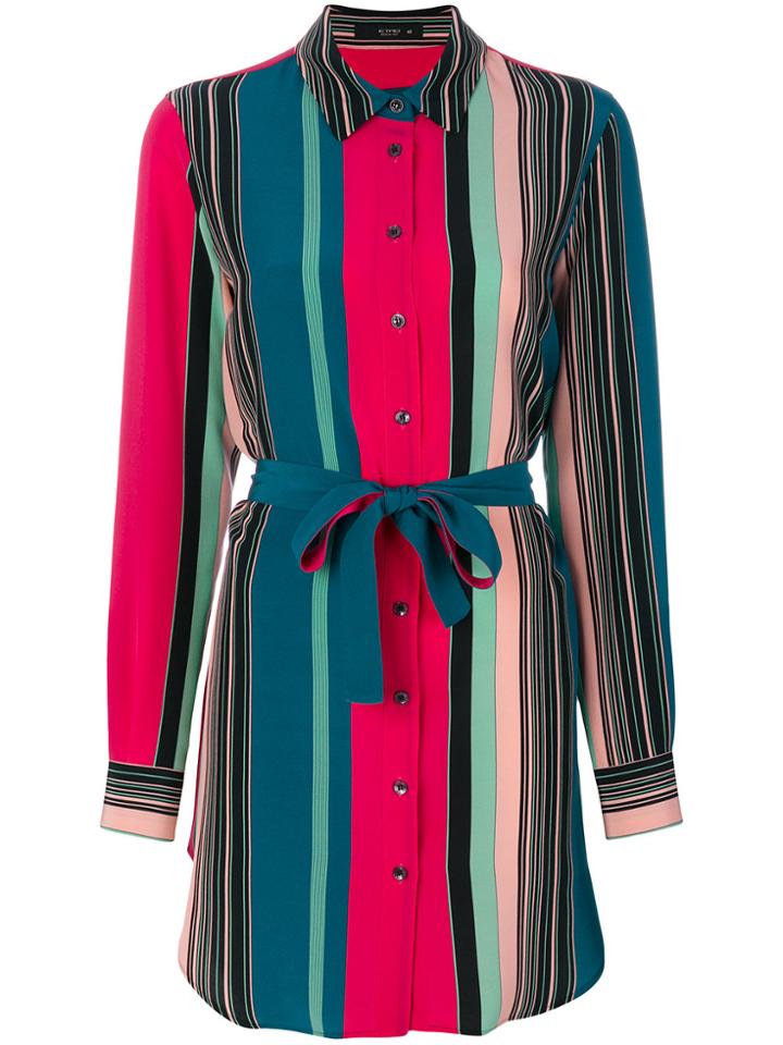Etro Colour Block Long Shirt - Multicolour
