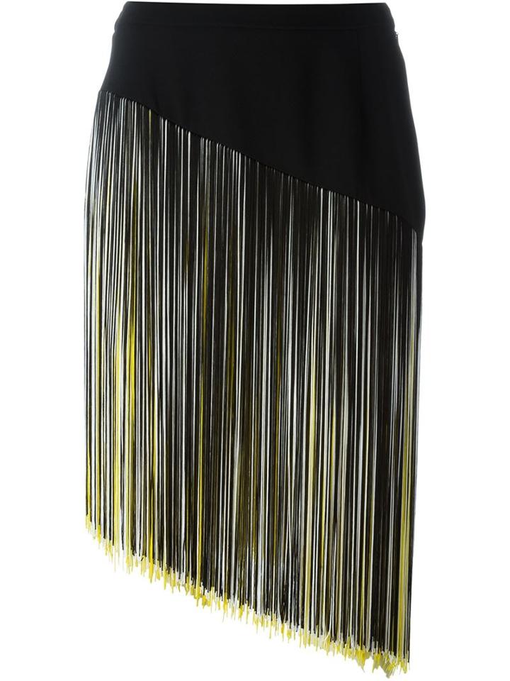 Christopher Kane Asymmetric Fringed Skirt