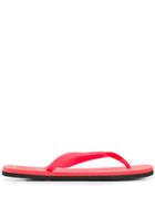 Ecoalf Logo Flip Flops - Red
