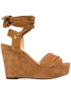 Tila March Cancun Wedge Sandals - Brown