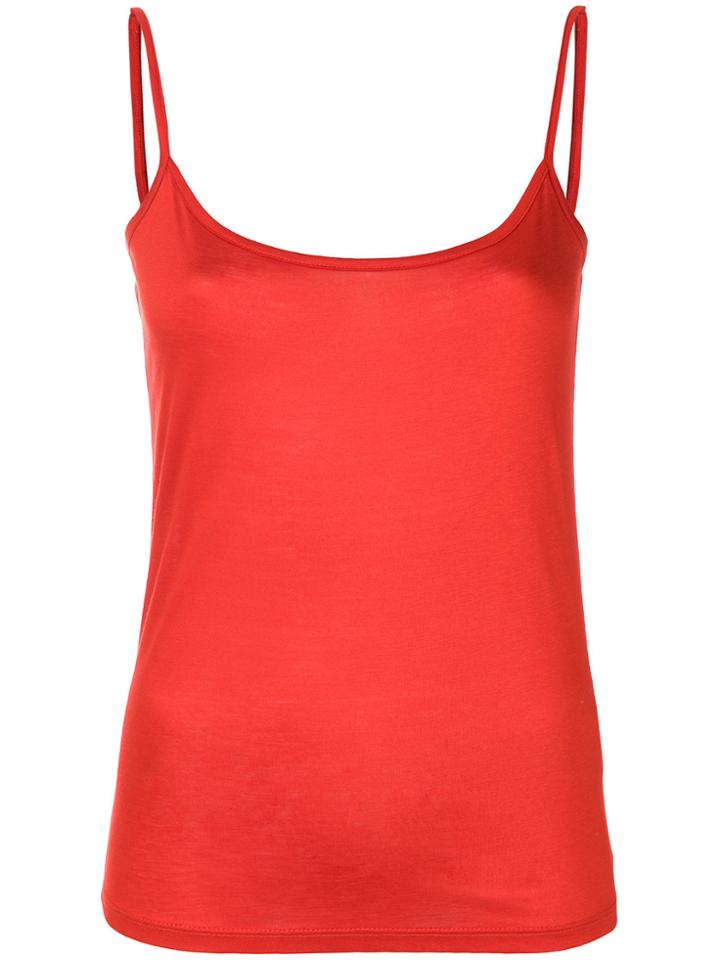 Luisa Cerano Classic Vest Top - Red