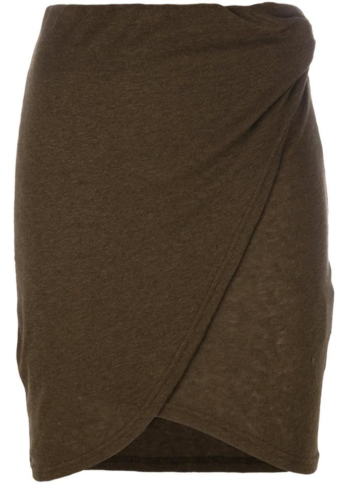 Iro Wrap Front Mini Skirt