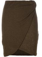 Iro Wrap Front Mini Skirt
