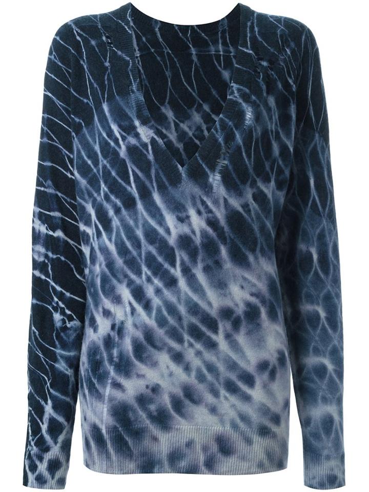 Raquel Allegra Tie-dye Jumper, Women's, Size: 1, Blue, Cashmere/merino
