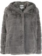Apparis Hooded Faux-fur Jacket - Grey