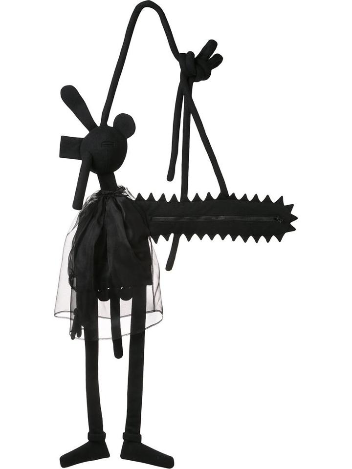 Walter Van Beirendonck 'doll' Shoulder Bag, Men's, Black, Cotton