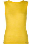 Dsquared2 Crew Neck Knitted Vest - Yellow