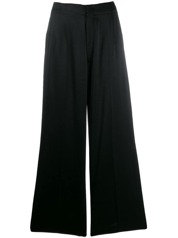 Yohji Yamamoto Pre-owned '1990s Wide-leg Trousers - Black