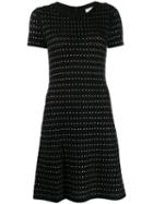 Michael Michael Kors Studded Knitted Dress - Black