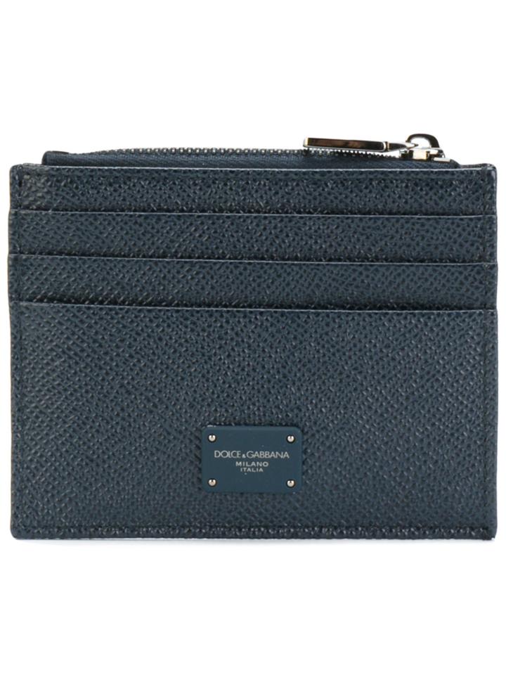 Dolce & Gabbana Zipped Card Holder - Blue