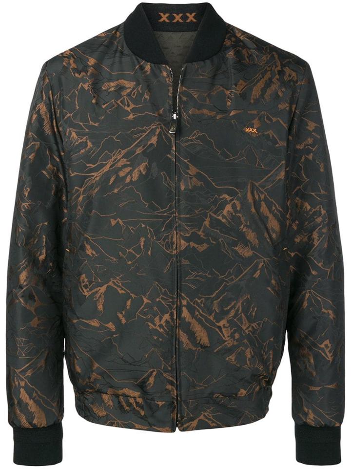 Ermenegildo Zegna Couture Reversible Bomber Jacket - Black