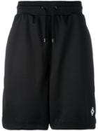 Marcelo Burlon County Of Milan Rafael Shorts, Men's, Size: Large, Black, Polyester/polyamide/viscose