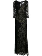 Olvi S Lace-embroidered Flared Dress - Black