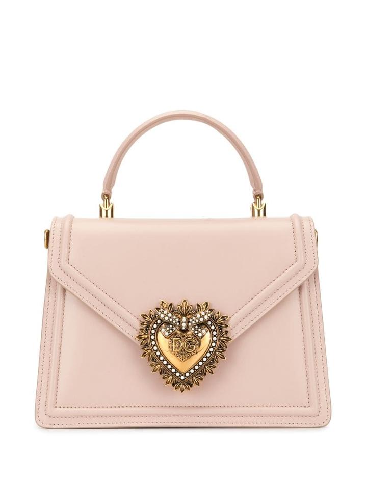 Dolce & Gabbana Large Devotion Shoulder Bag - Pink