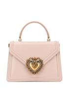 Dolce & Gabbana Large Devotion Shoulder Bag - Pink