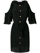 Pierre Balmain Cold Shoulder Mini Dress - Black